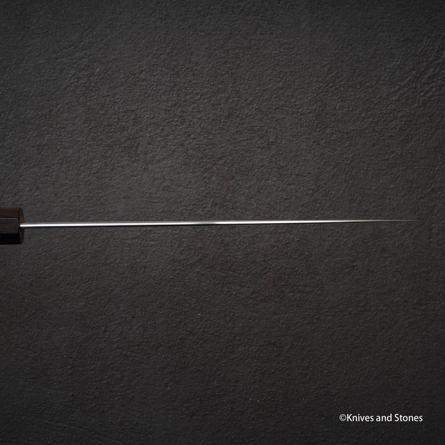 Tetsujin Ginsan Kasumi Gyuto 240mm 烏木手柄