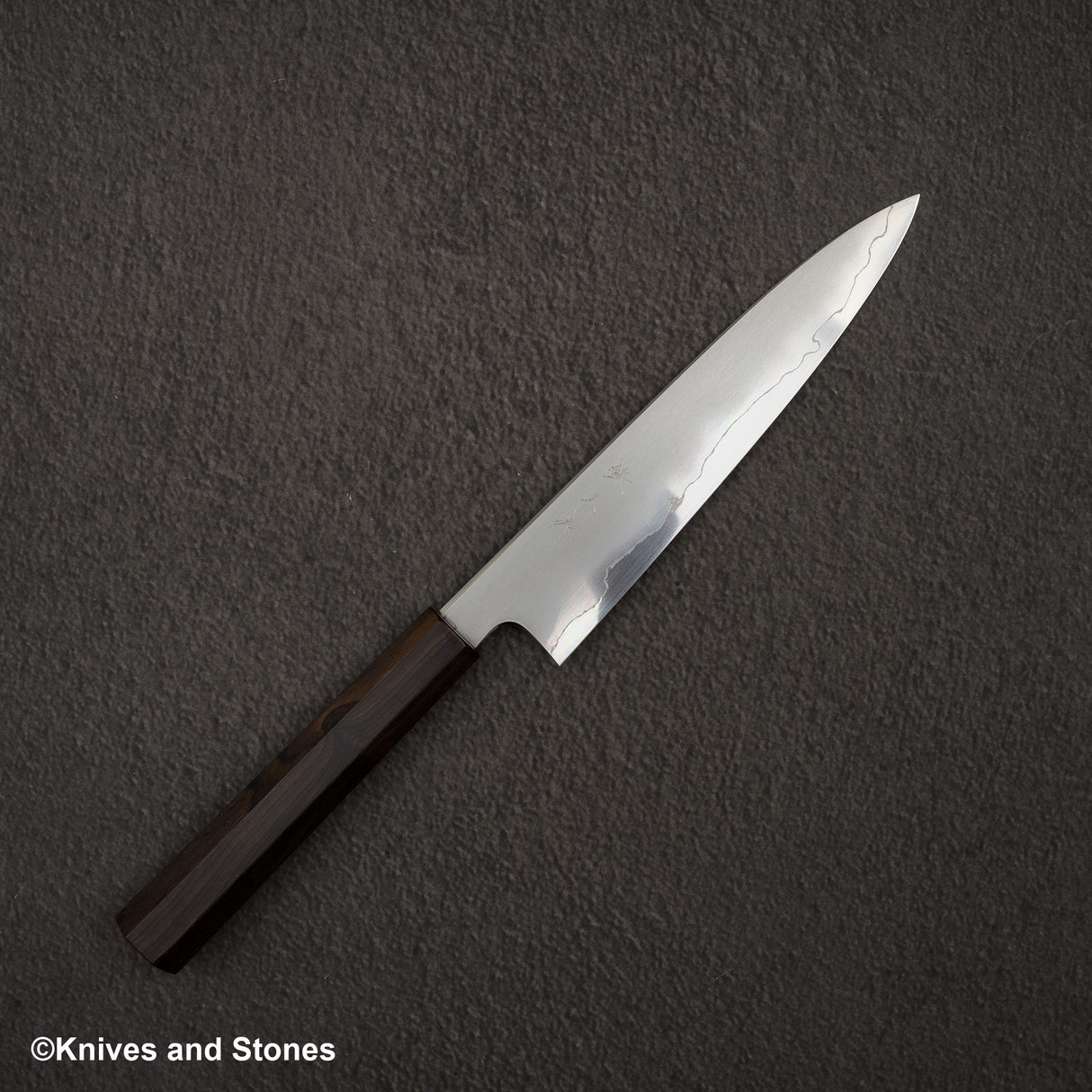 Tetsujin Ginsan Kasumi Petty 165mm 烏木手柄