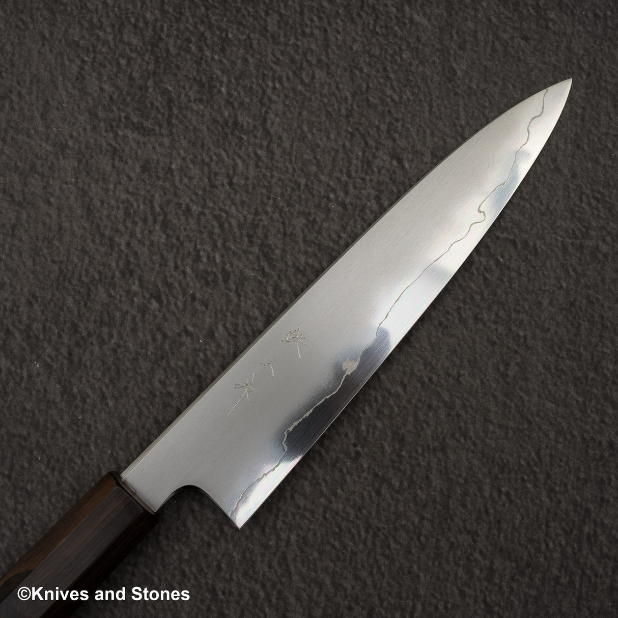 Tetsujin Ginsan Kasumi Petty 165mm 烏木手柄