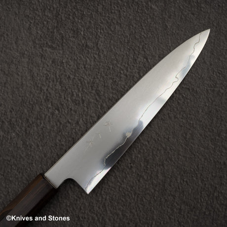 Tetsujin Ginsan Kasumi Petty 165mm 烏木手柄