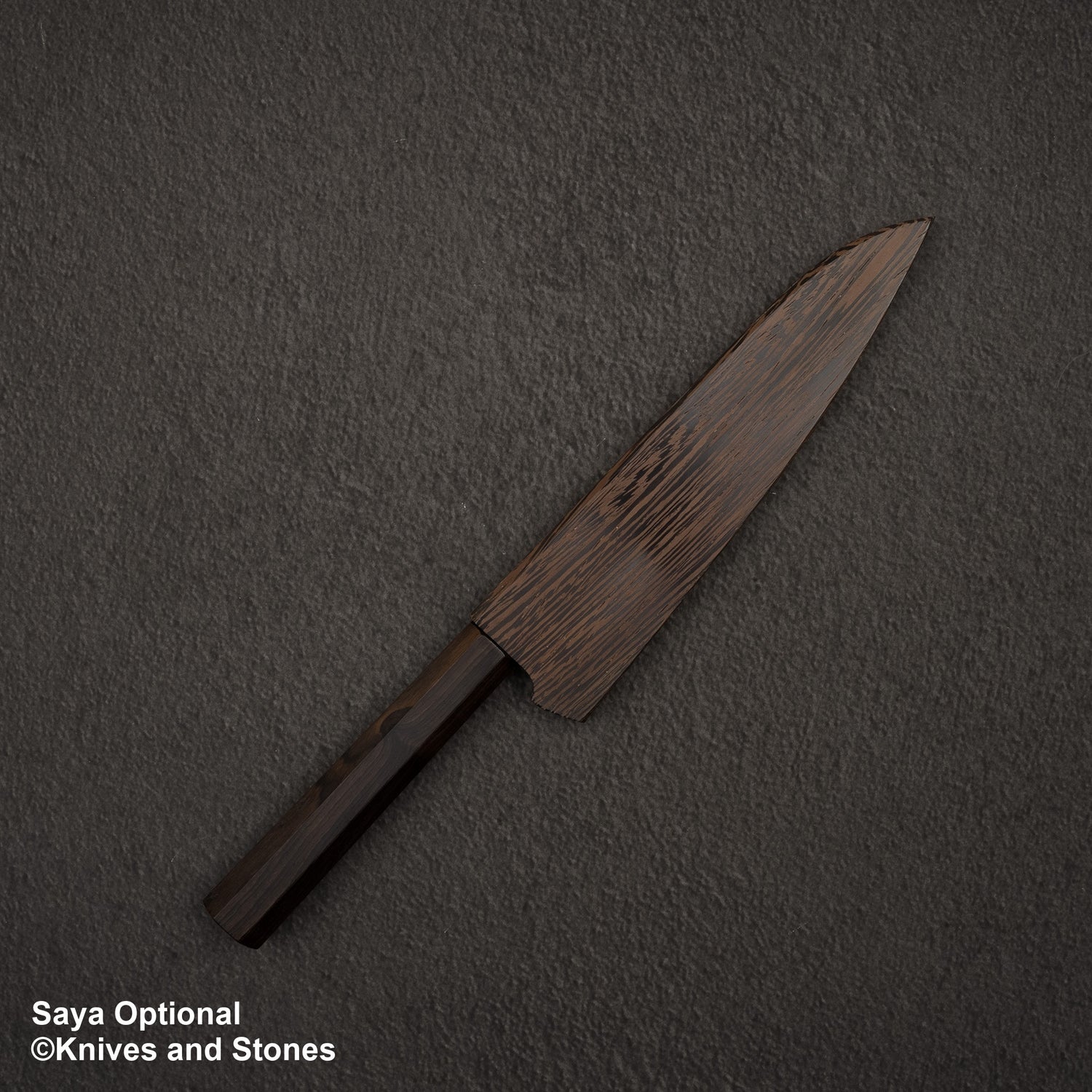 Tetsujin Ginsan Kasumi Petty 165mm 烏木手柄