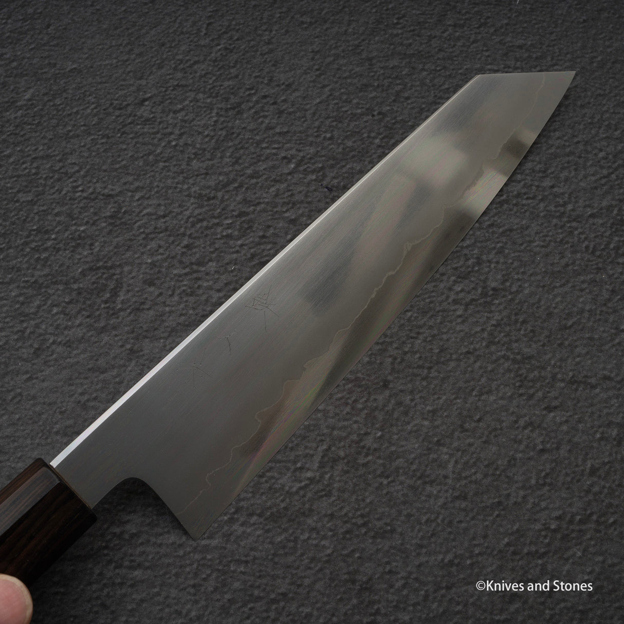 Tetsujin Ginsan Ukiba K-tip Gyuto 210mm Ebony Handle