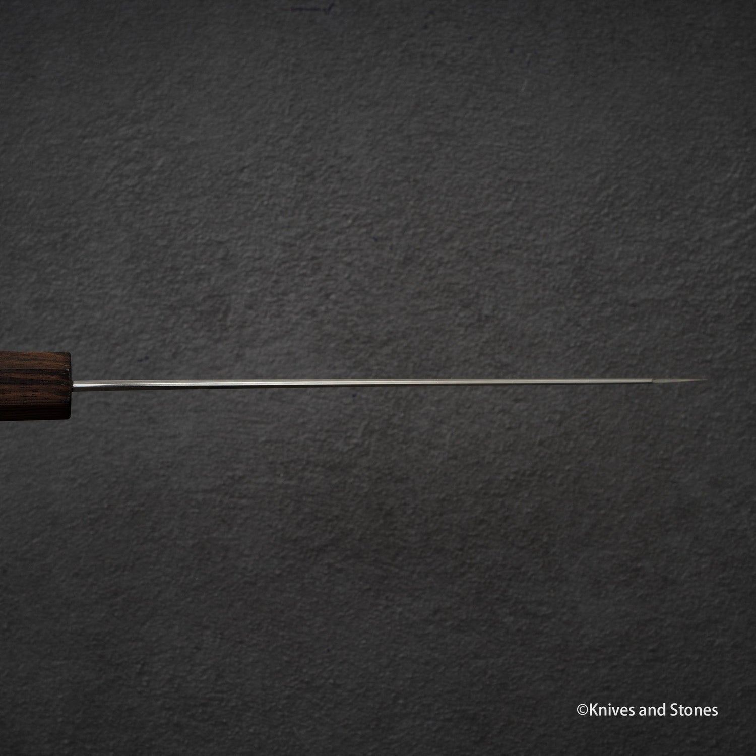 Tetsujin Ginsan Ukiba K-tip Gyuto 210mm Ebony Handle