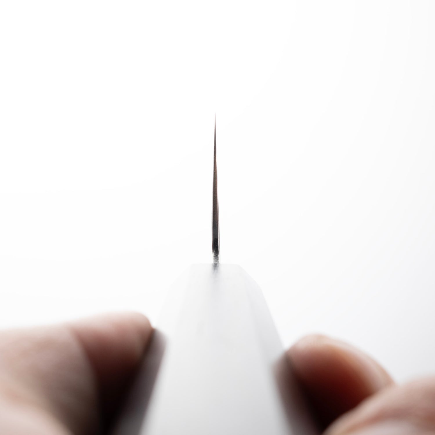 鐵人銀三浮羽菜切 180mm 黑檀手柄