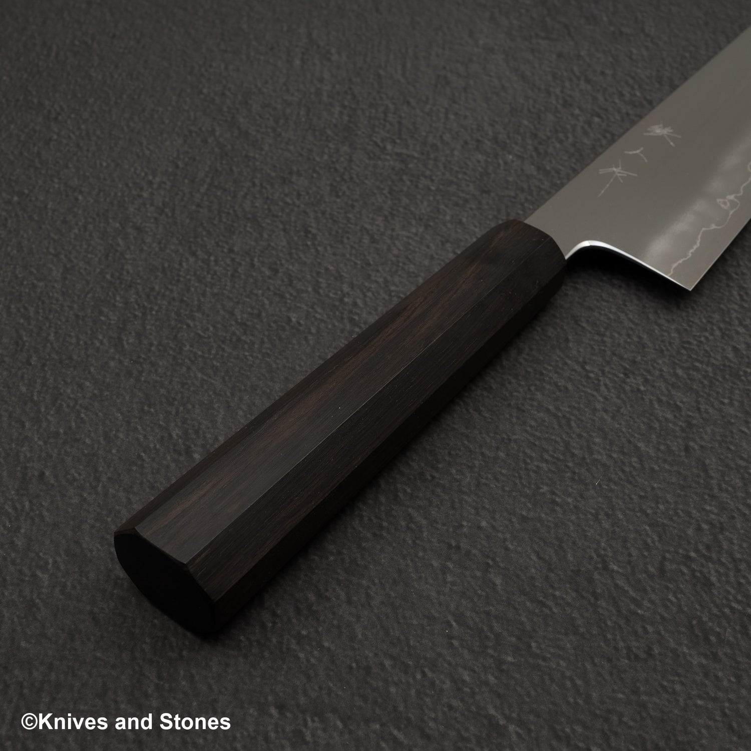 Tetsujin Ginsan Ukiba K-tip Gyuto 240mm Ebony Handle