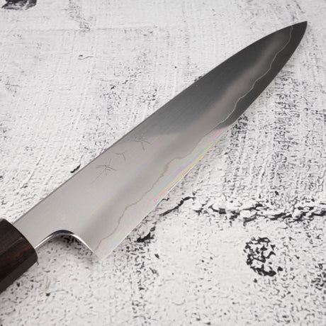 Tetsujin 銀三浮刃小刀 165mm 烏木握把