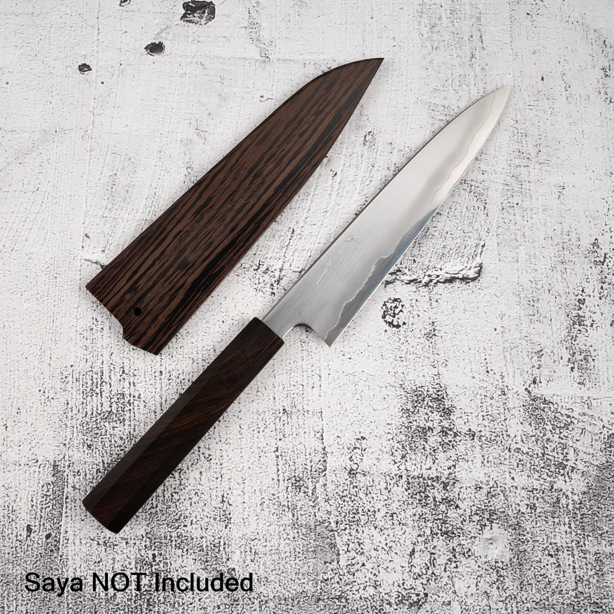 Tetsujin 銀三浮刃小刀 165mm 烏木握把