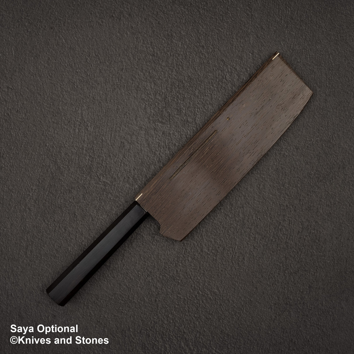 Myojin Riki Seisakusho SG2 Kasumi Nakiri 180mm Ebony Handle