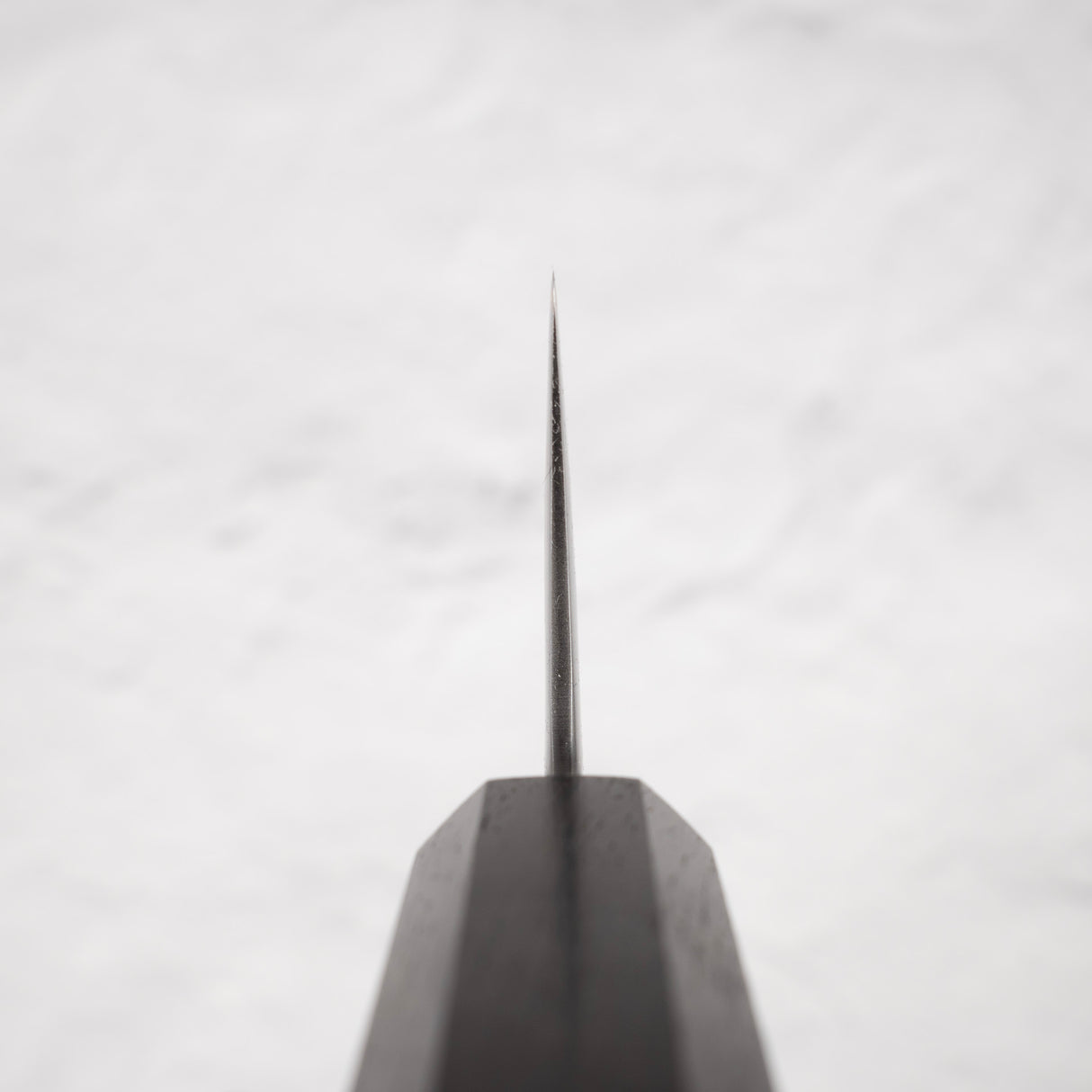 Tsunehisa White 1 不銹鋼包覆 Kasumi Gyuto 240 毫米黑檀木手柄