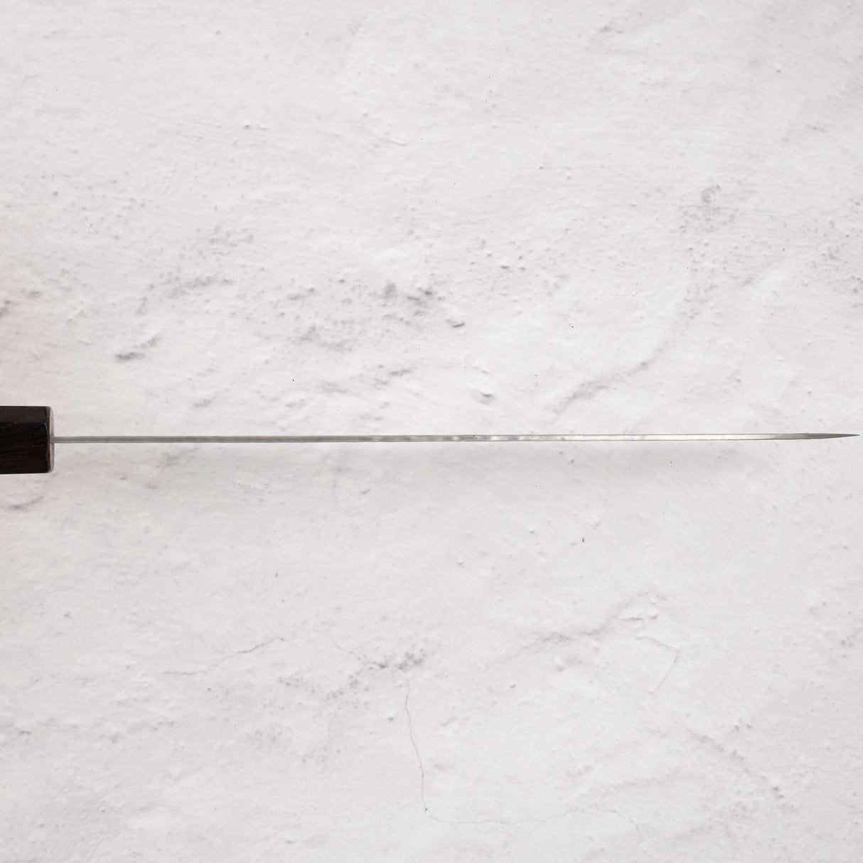 Tsunehisa White 1 Stainless Clad Tsuchime Gyuto 240 mm Ebony Handle