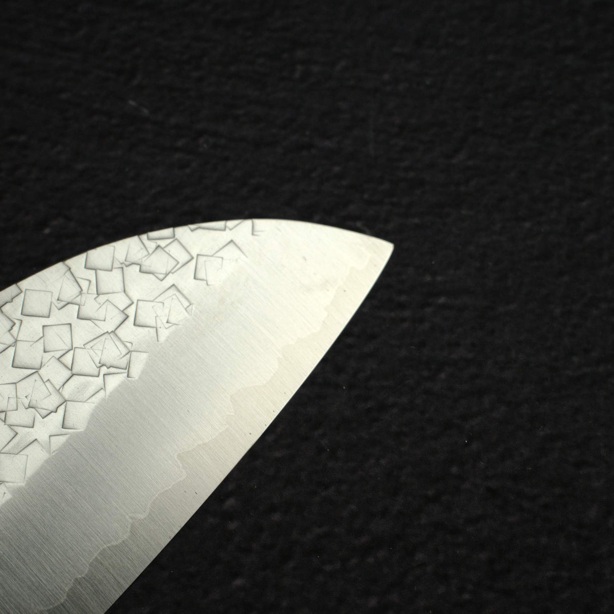 Knives and Stones 岩刃社 Arare SG2 三德刀 170mm by 甲鐵刃物, with Black Charcate Handle