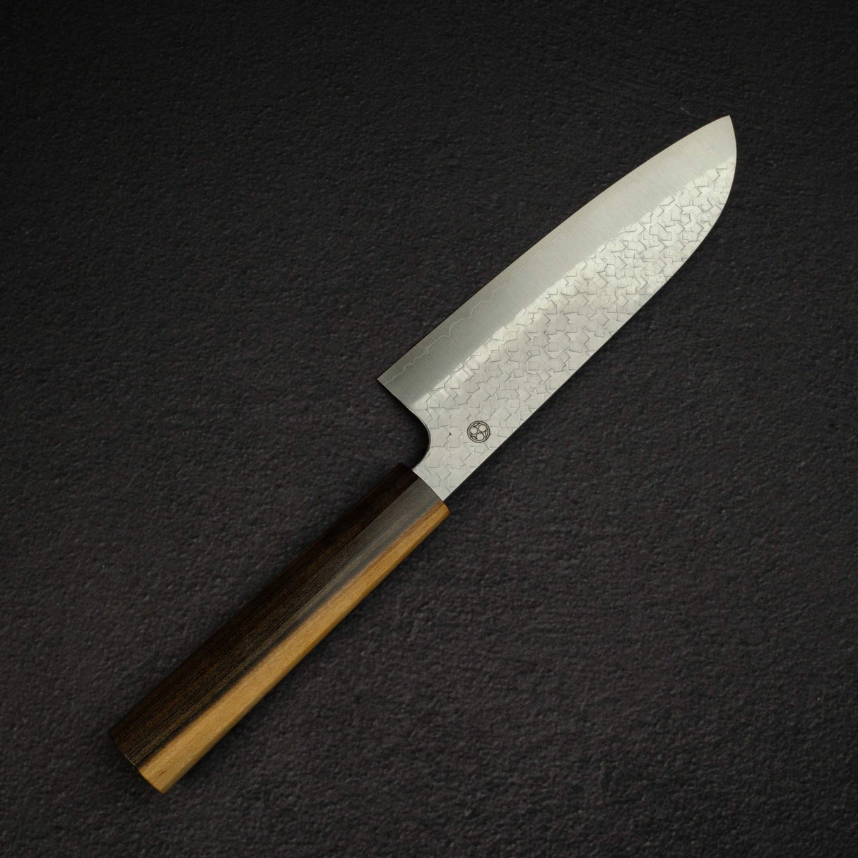 Knives and Stones 岩刃社 Arare SG2 三德刀 170mm by 甲鐵刃物, with Black Charcate Handle