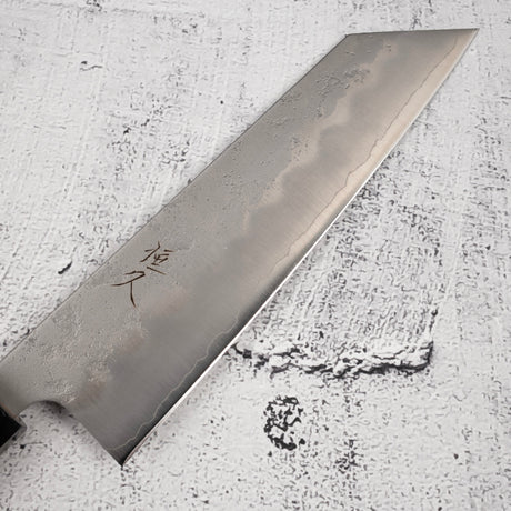 恒久銀三梨地文化刀 180mm 黑檀手柄