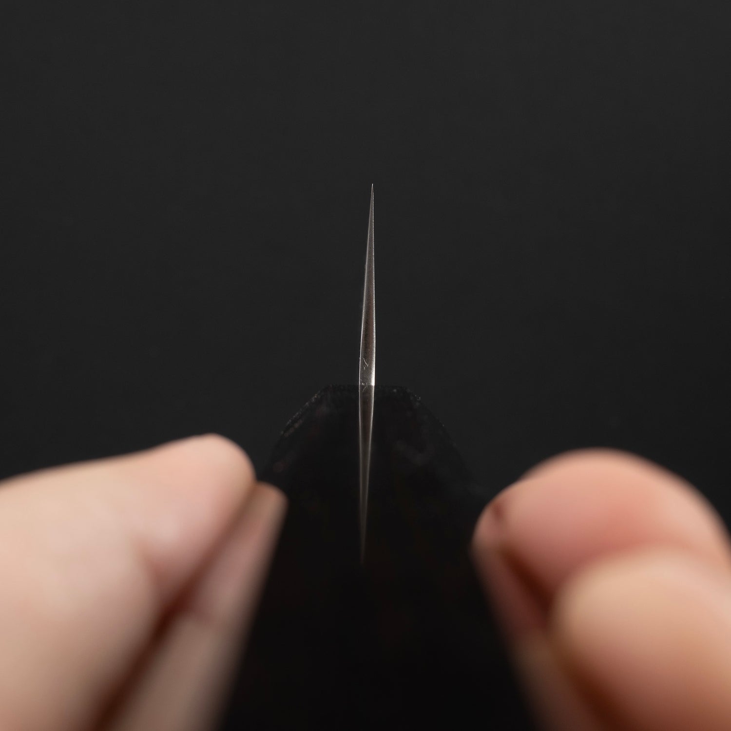 恒久銀三梨地文化刀 180mm 黑檀手柄