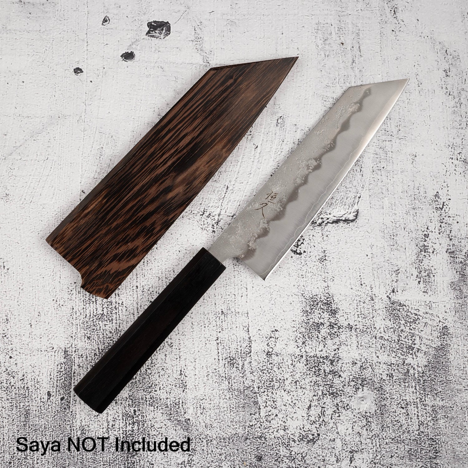 恒久銀三梨地文化刀 180mm 黑檀手柄