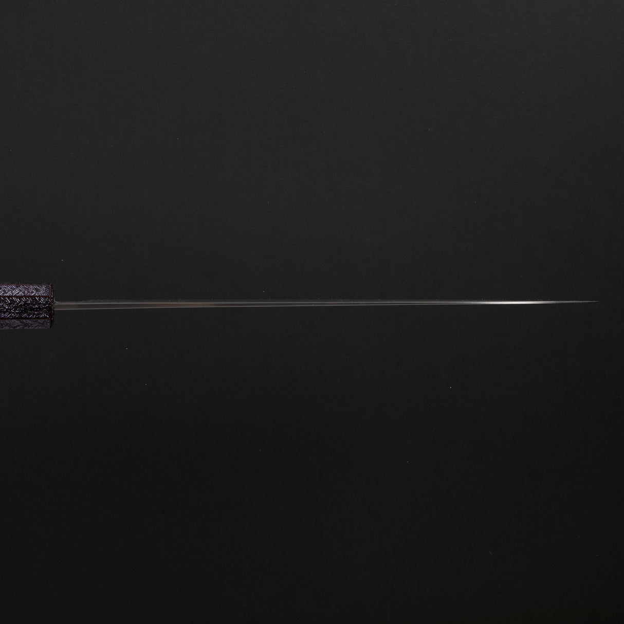 Tsunehisa White 1 S/S Clad Kasumi Gyuto 240mm Purple Handle