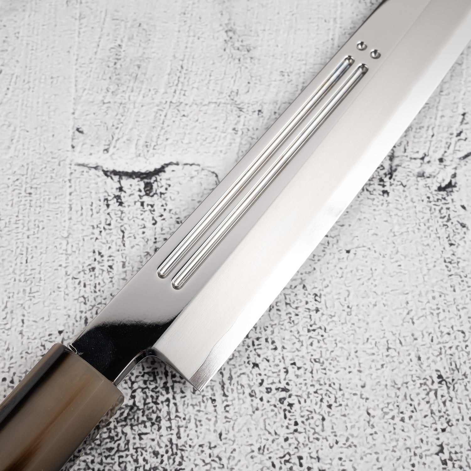 Yoshihiro Ginsan 雙頭 Fuller K-tip 柳葉刀 270mm 安波那