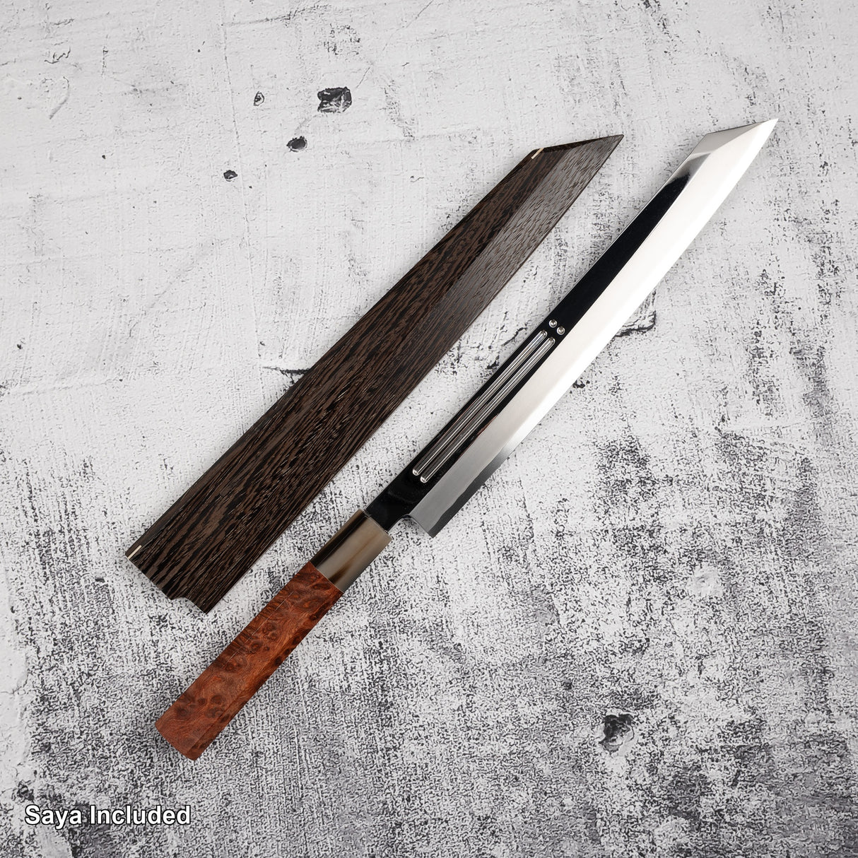 Yoshihiro Ginsan 雙頭 Fuller K-tip 柳葉刀 270mm 安波那