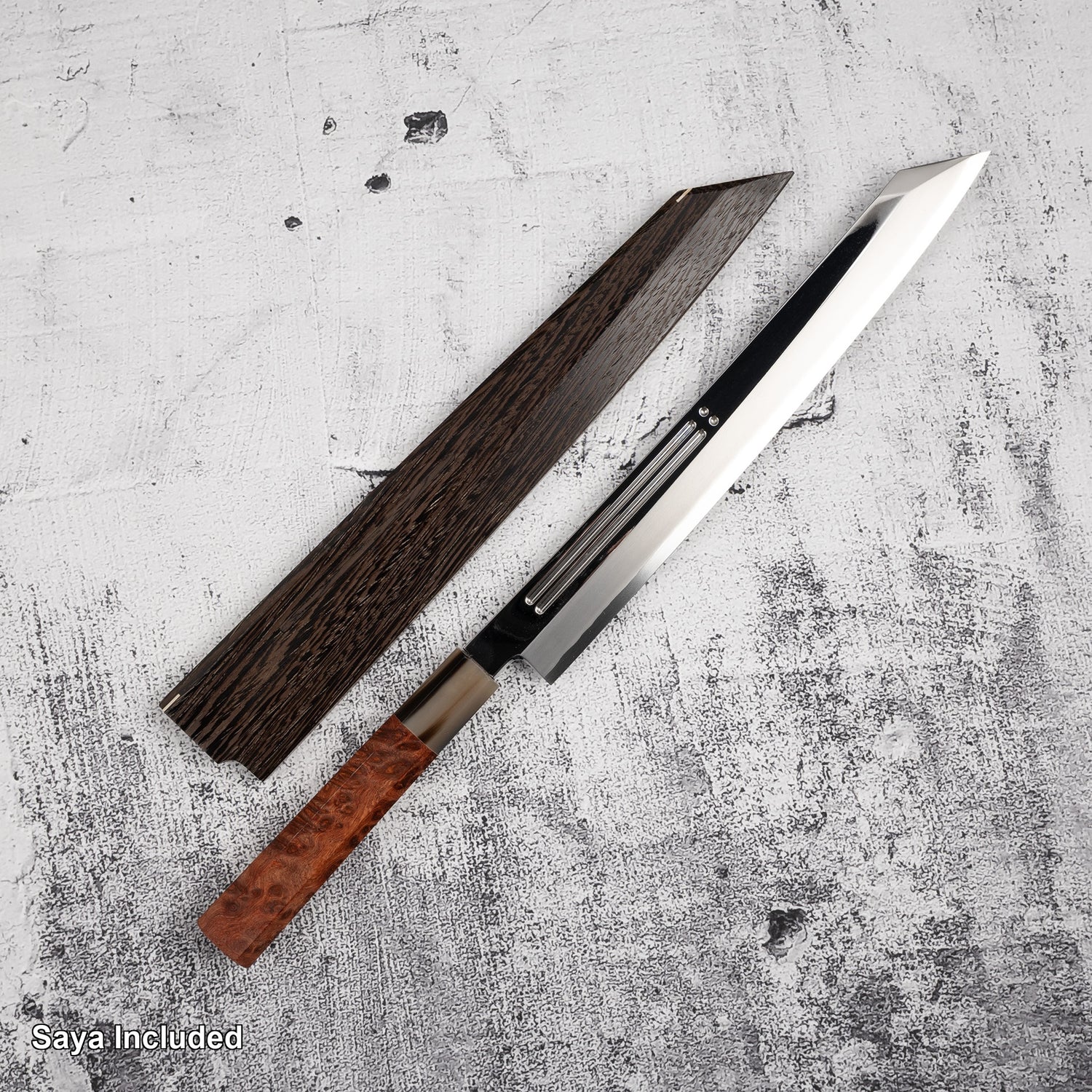 Yoshihiro Ginsan 雙頭 Fuller K-tip 柳葉刀 270mm 安波那