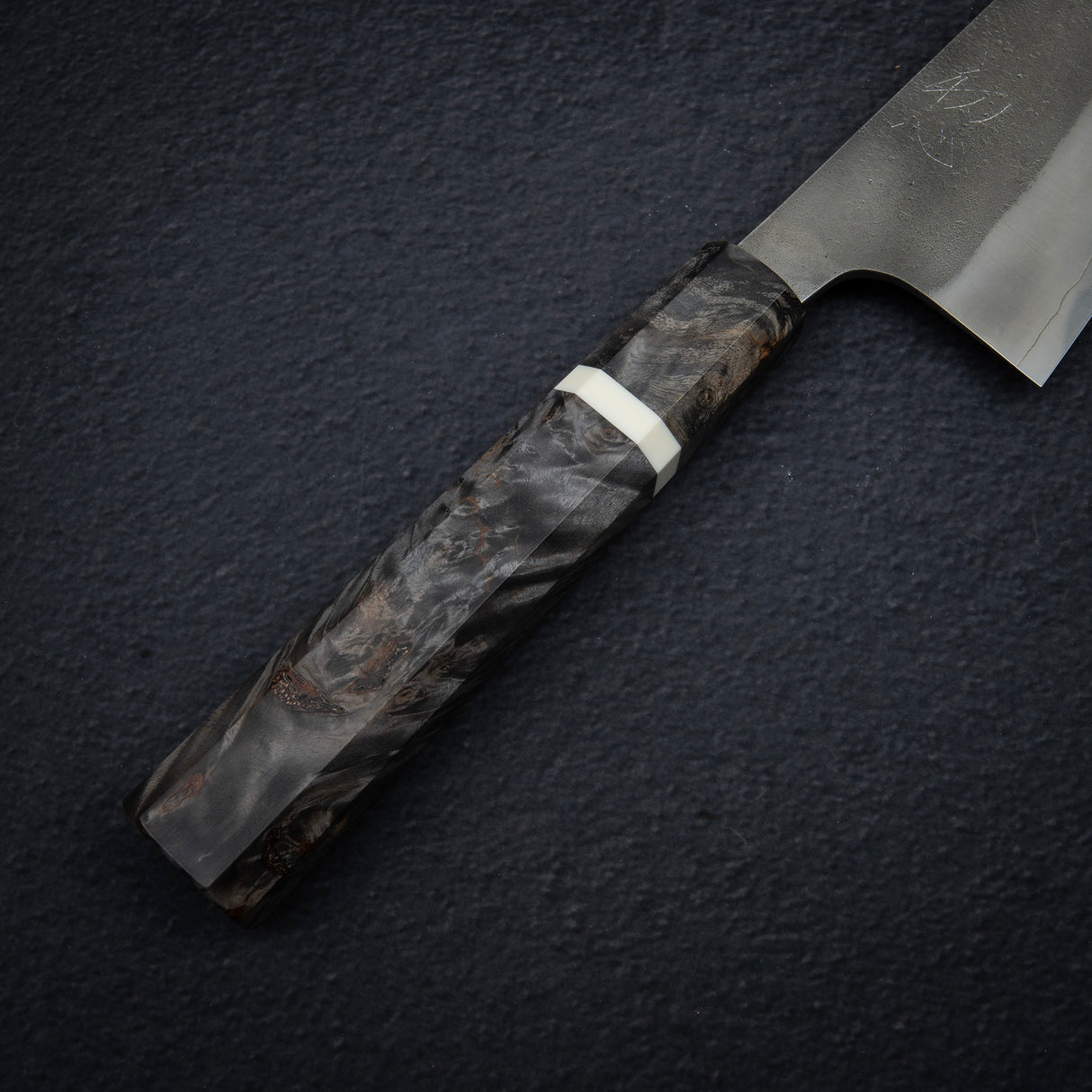 Hatsukokoro x Yoshikane SKD Nashiji Gyuto 210mm 超高穩定瘤木手柄