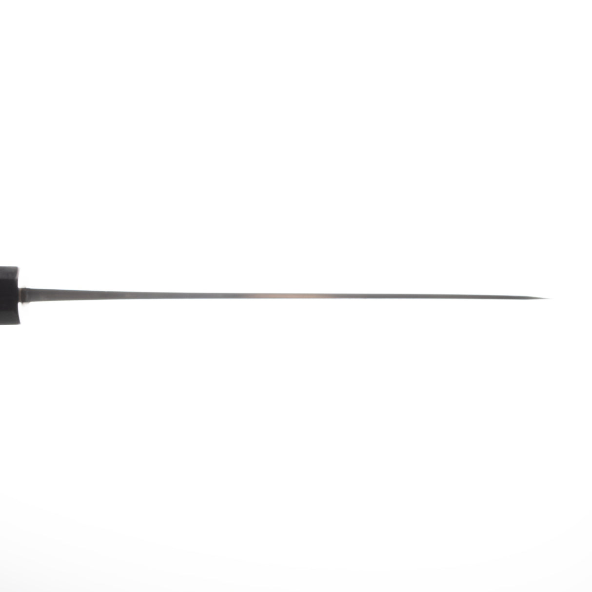 Yoshikane White 2 KU Nashiji Santoku 165mm Stainless Clad Ebony