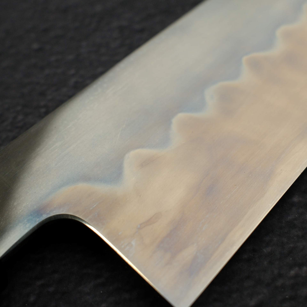 極品:池田美和白鋼一號水本燒返切付牛刀 240mm 黑檀木套組
