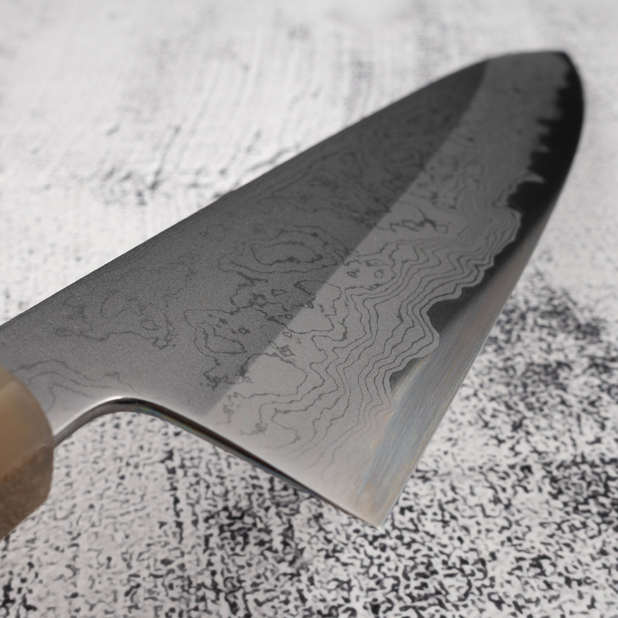 Yoshikazu Tanaka White 1 Damascus Gyuto 210mm