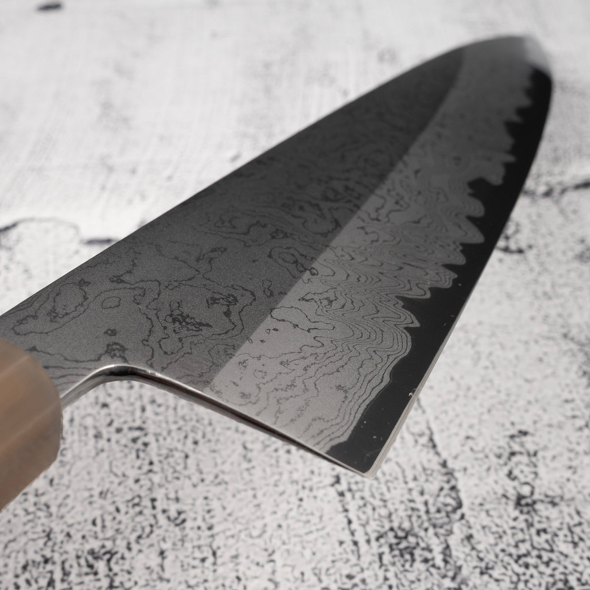 田中義一 白一大馬士革牛刀 240mm