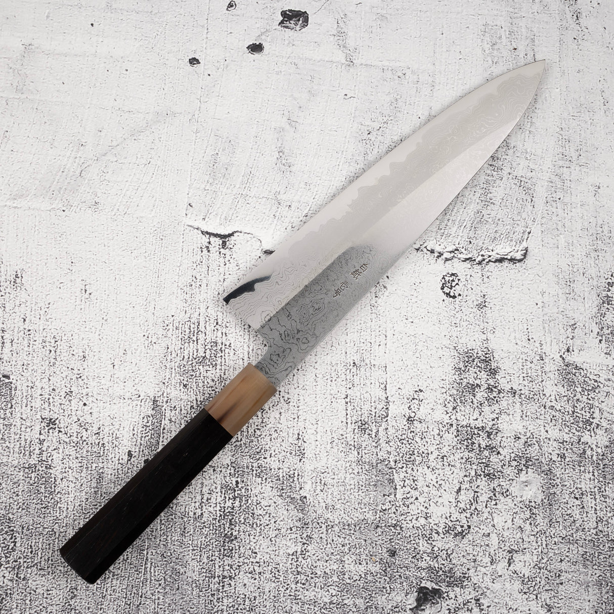 田中義一 白一大馬士革牛刀 240mm