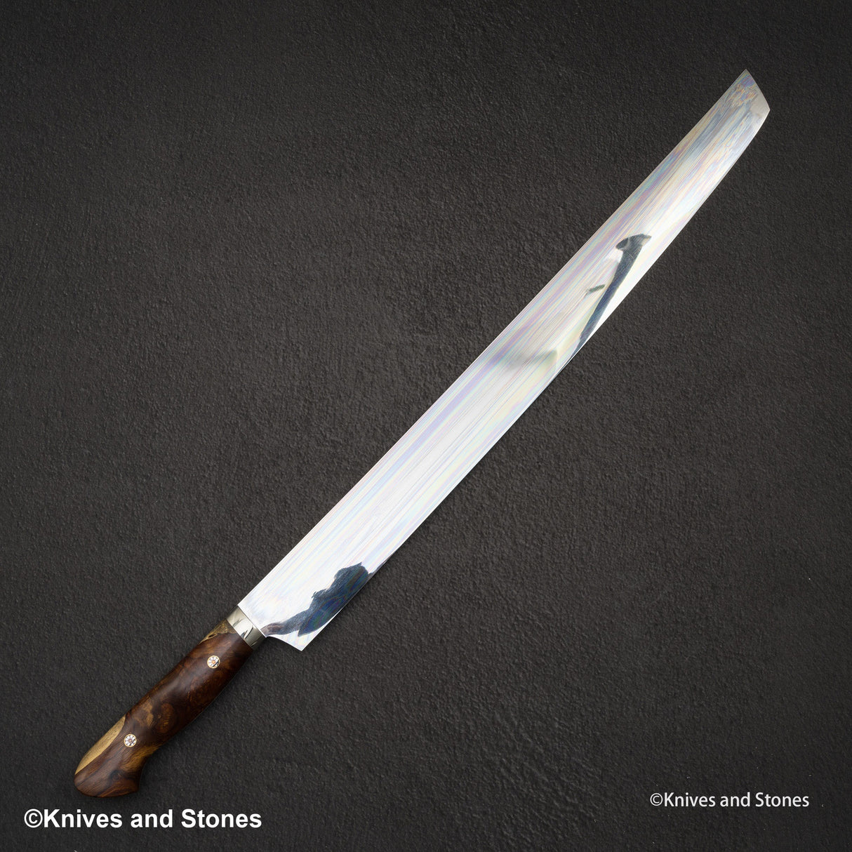 Yoshikazu Ikeda Honyaki Sakimaru Sujihiki 450mm White 3 Steel