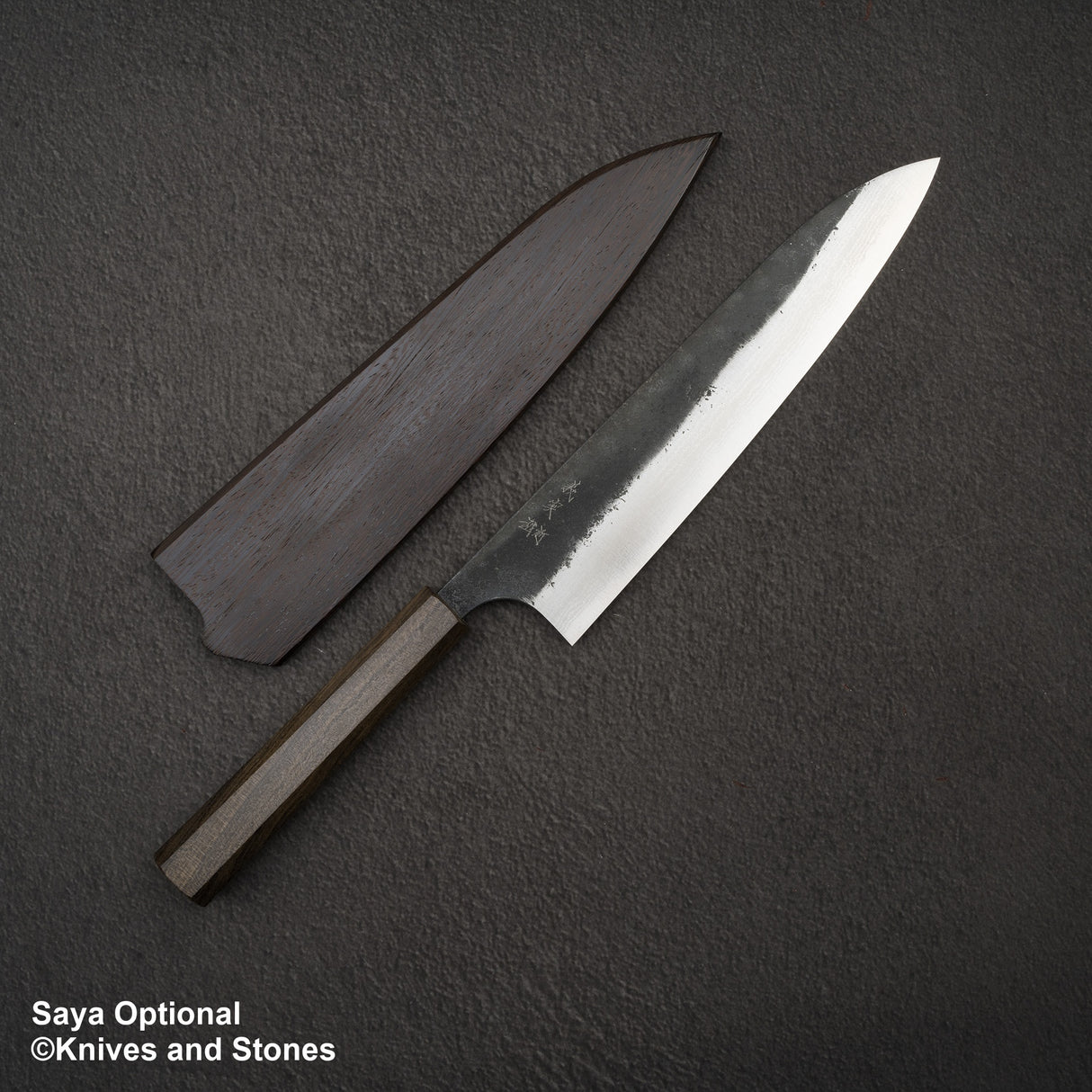 Yoshimi Kato Kintaro Aogami Super Damascus KU Nashiji Gyuto 210mm