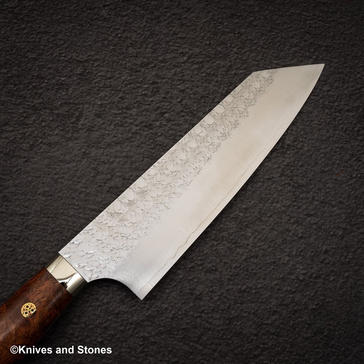 Yoshimi Kato SG2 Minamo Bunka 180mm Amboyna Burl Western