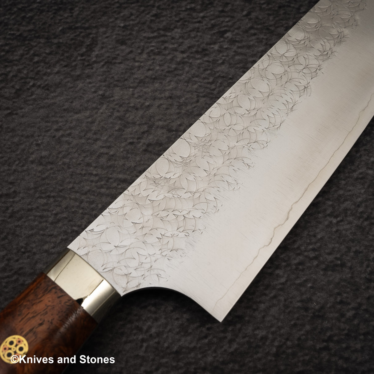 Yoshimi Kato SG2 Minamo Bunka 180mm Amboyna Burl Western