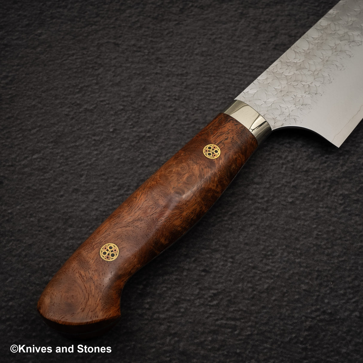 Yoshimi Kato SG2 Minamo Bunka 180mm Amboyna Burl Western