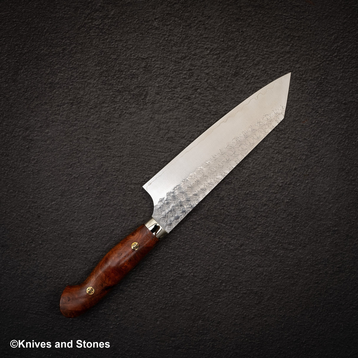 Yoshimi Kato SG2 Minamo Bunka 180mm Amboyna Burl Western