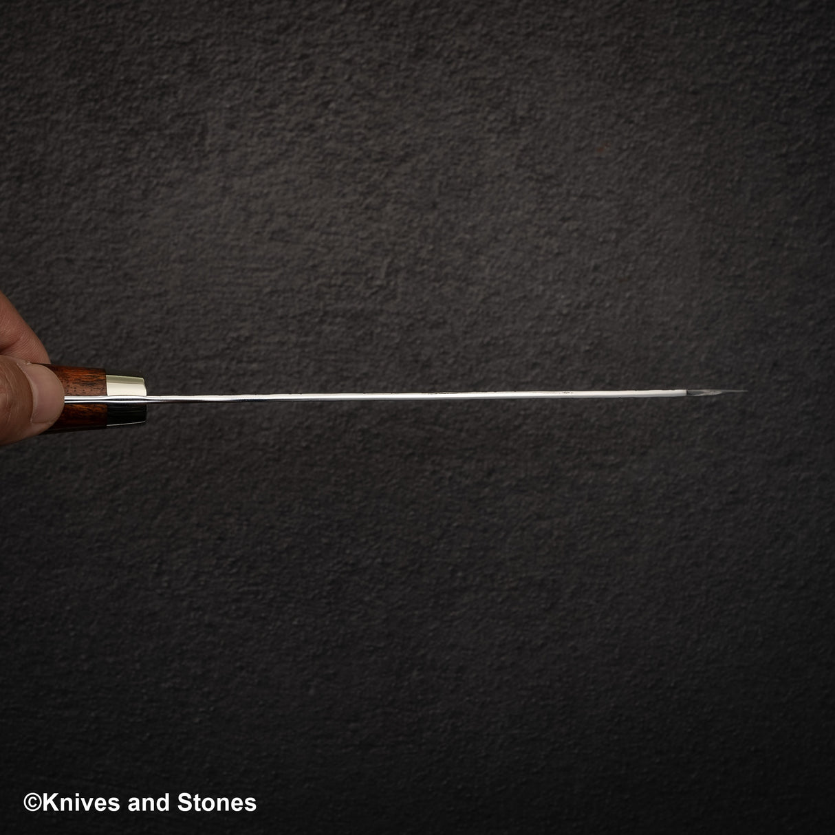 Yoshimi Kato SG2 Minamo Bunka 180mm Amboyna Burl Western