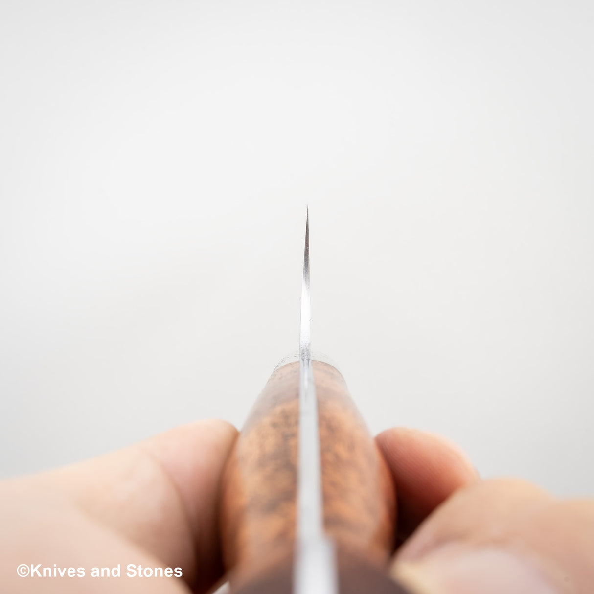 Yoshimi Kato SG2 Minamo Bunka 180mm Amboyna Burl Western