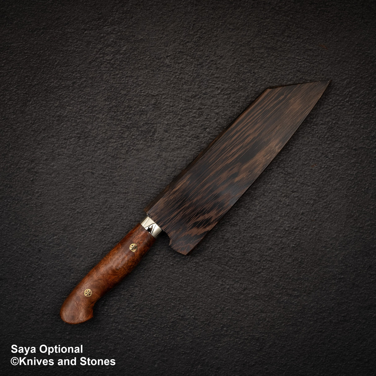 Yoshimi Kato SG2 Minamo Bunka 180mm Amboyna Burl Western