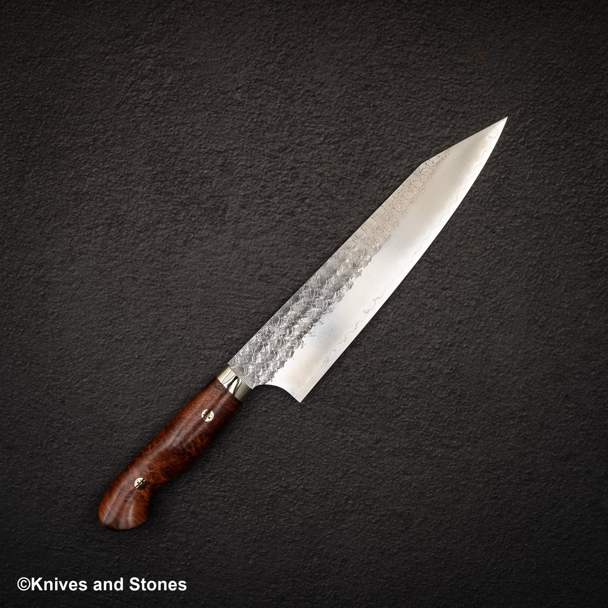 加藤 義實 SG2 Minamo K-tip 牛刀 210mm Amboyna Burl 西式手柄