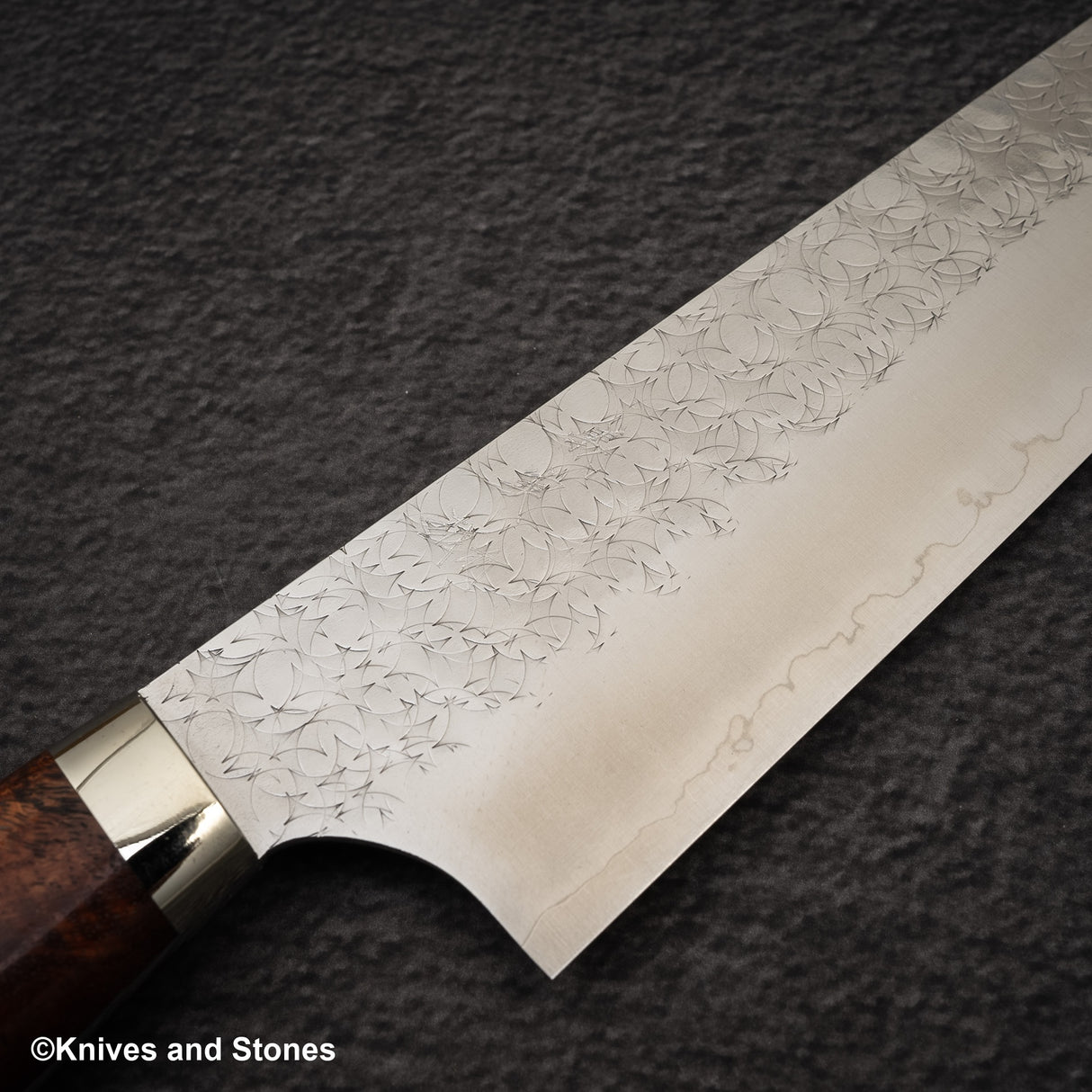 加藤 義實 SG2 Minamo K-tip 牛刀 210mm Amboyna Burl 西式手柄