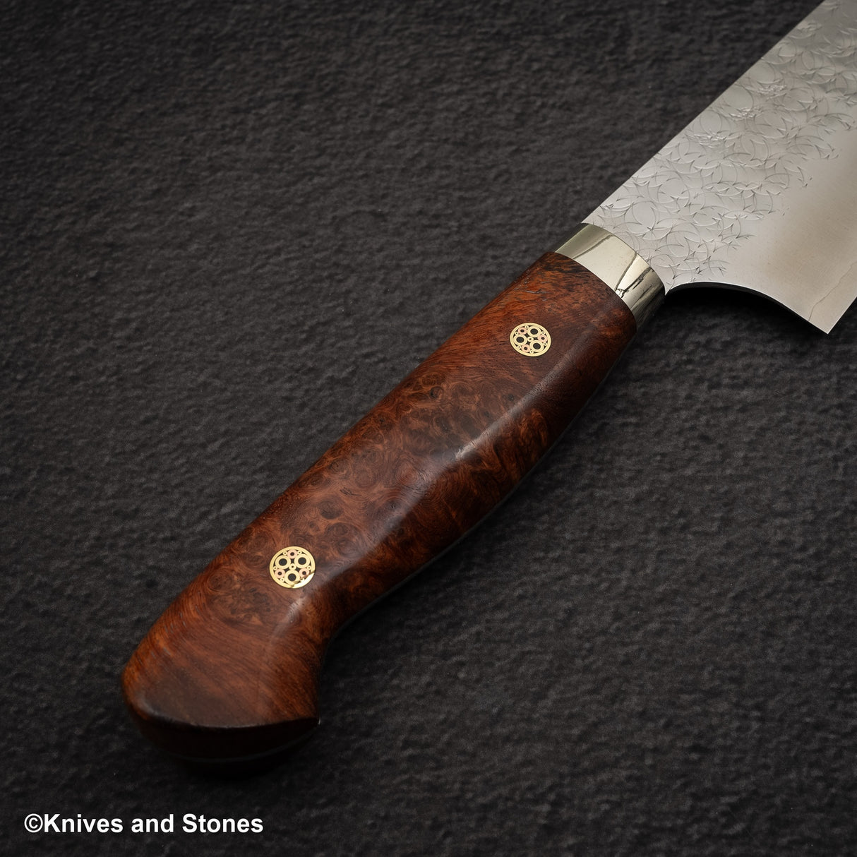 加藤 義實 SG2 Minamo K-tip 牛刀 210mm Amboyna Burl 西式手柄