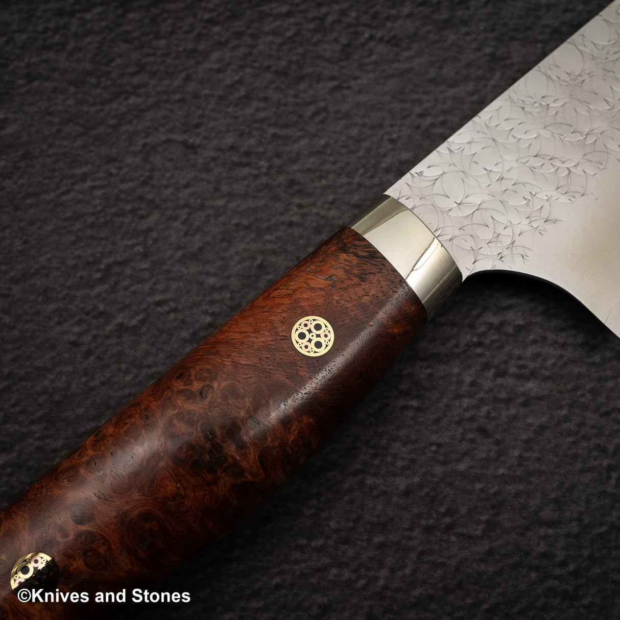 加藤 義實 SG2 Minamo K-tip 牛刀 210mm Amboyna Burl 西式手柄