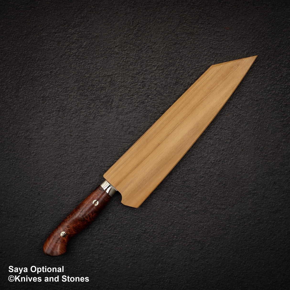 加藤 義實 SG2 Minamo K-tip 牛刀 210mm Amboyna Burl 西式手柄