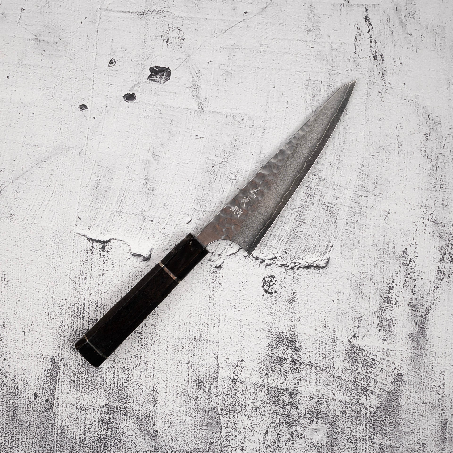 加藤義實銀三鋼鎚目去骨刀Double-bevel 150mm – Knives and Stones