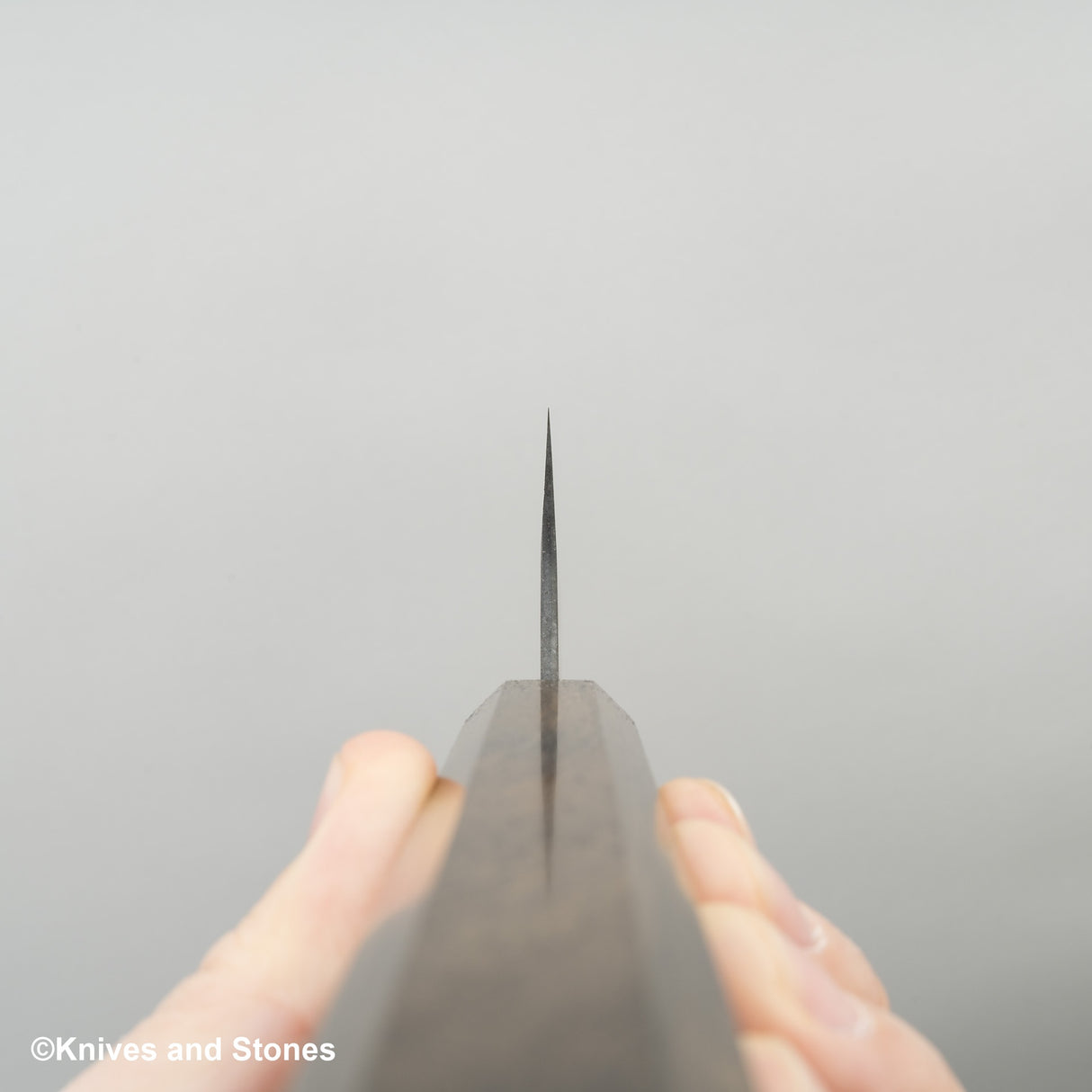 Yoshimi Kato Kintaro Aogami Super Damascus KU Nashiji K-tip Gyuto 210mm