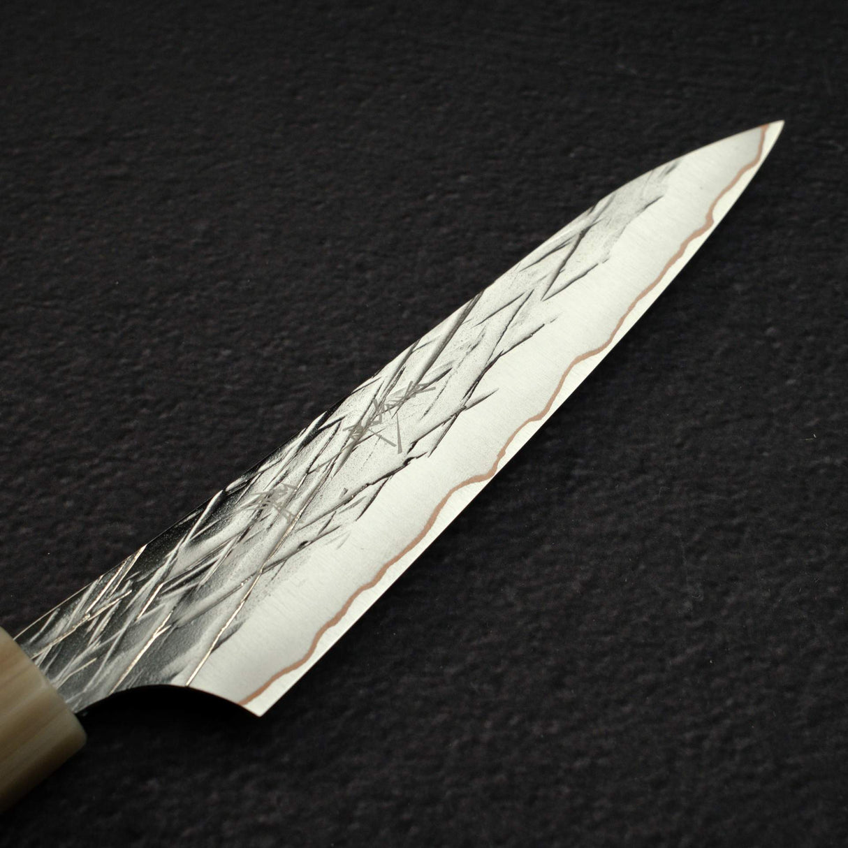 黑﨑打刃物 Raijin VG-10W 小刀 130mm, with Knives and Stones 岩刃社 花梨瘤 Handle