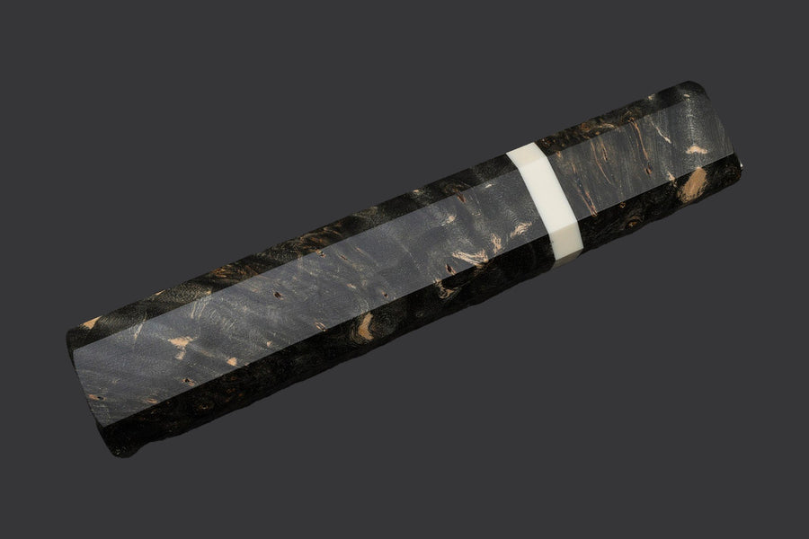 Octagonal Birch Burl with Spacer handle