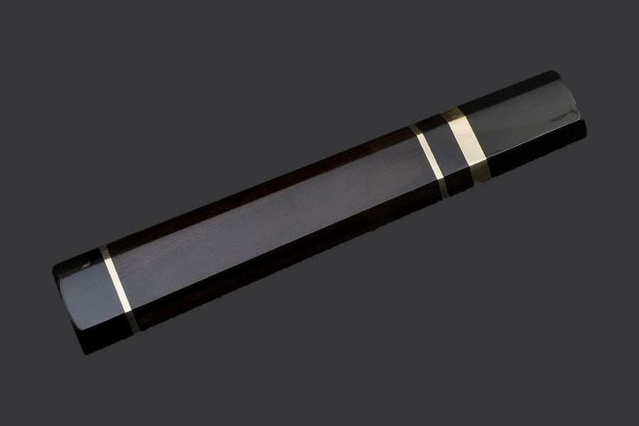 triple spacer ebony handle