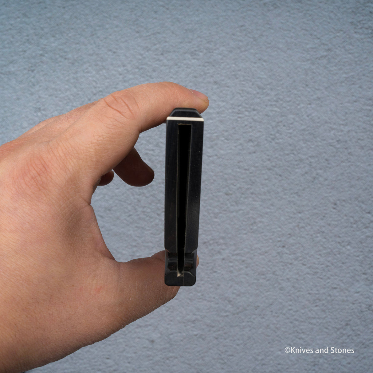 K&S Magnetic 240mm Gyuto Saya & Handle Set Stabilized Curly Maple / Ebony