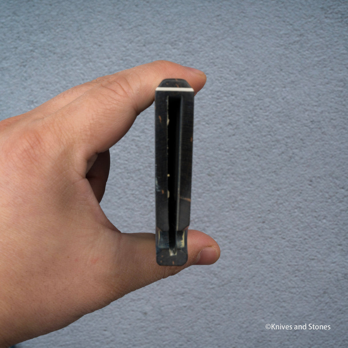 K&S Magnetic 240mm Gyuto Saya & Handle Set Stabilized Curly Maple / Ebony